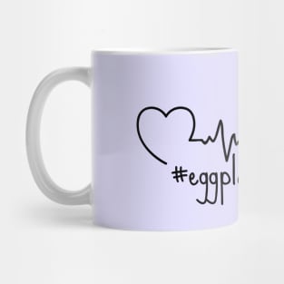 Eggplant in A Heartbeat Mug